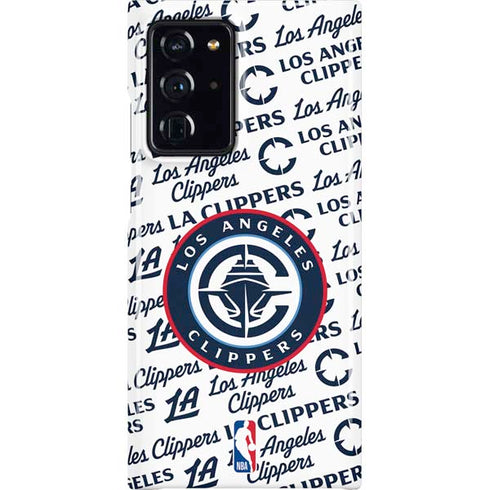 NBA Los Angeles Clippers Blast Text Galaxy Note20 Ultra 5G Lite Case