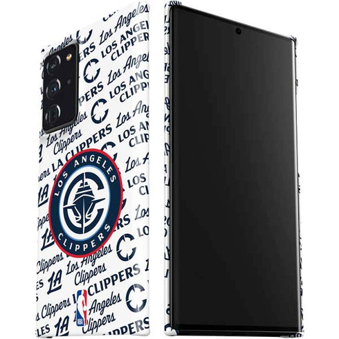 NBA Los Angeles Clippers Blast Text Galaxy Note20 Ultra 5G Lite Case