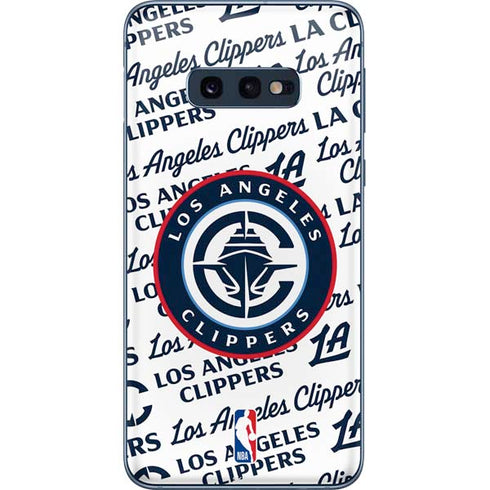 NBA Los Angeles Clippers Blast Text Galaxy S10e Skin