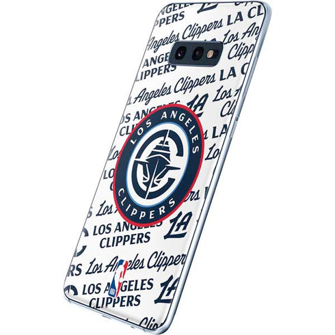 NBA Los Angeles Clippers Blast Text Galaxy S10e Skin