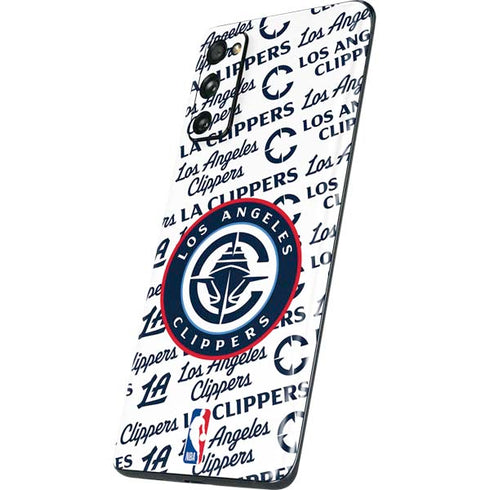 NBA Los Angeles Clippers Blast Text Galaxy S20 Fan Edition Skin