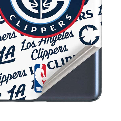 NBA Los Angeles Clippers Blast Text Galaxy S20 Fan Edition Skin