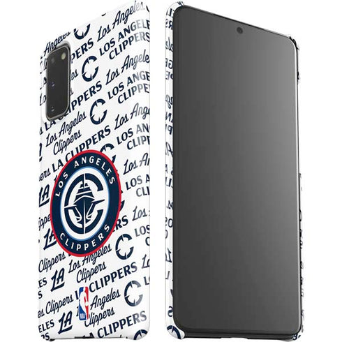 NBA Los Angeles Clippers Blast Text Galaxy S20 Lite Case
