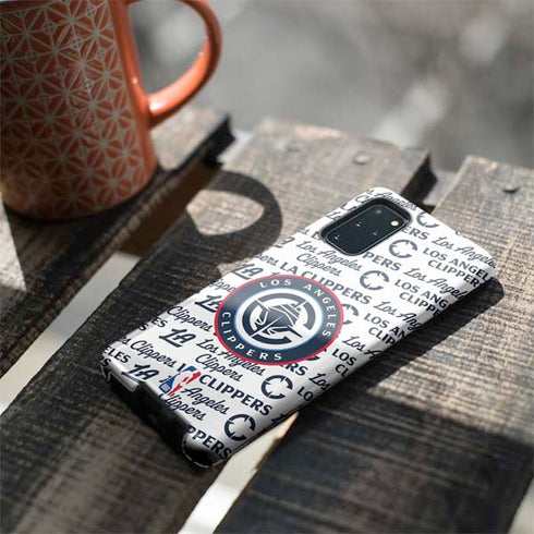 NBA Los Angeles Clippers Blast Text Galaxy S20 Plus Pro Case