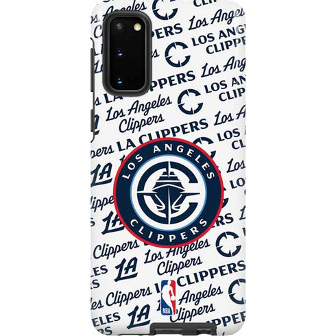 NBA Los Angeles Clippers Blast Text Galaxy S20 Pro Case