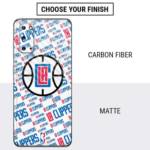 NBA Los Angeles Clippers Blast Text Galaxy S20 Skin