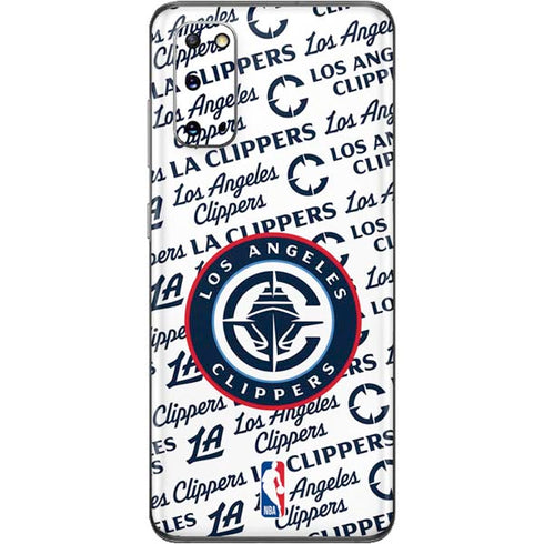 NBA Los Angeles Clippers Blast Text Galaxy S20 Skin