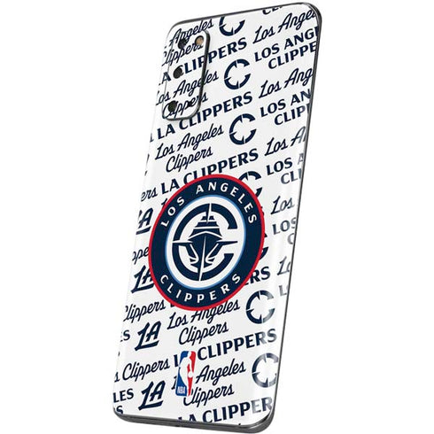 NBA Los Angeles Clippers Blast Text Galaxy S20 Skin