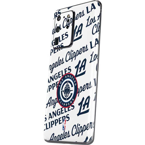 NBA Los Angeles Clippers Blast Text Galaxy S20 Ultra 5G Skin