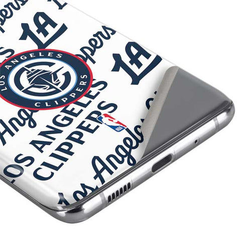 NBA Los Angeles Clippers Blast Text Galaxy S20 Ultra 5G Skin