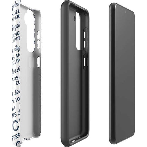 NBA Los Angeles Clippers Blast Text Galaxy S21 5G Pro Case