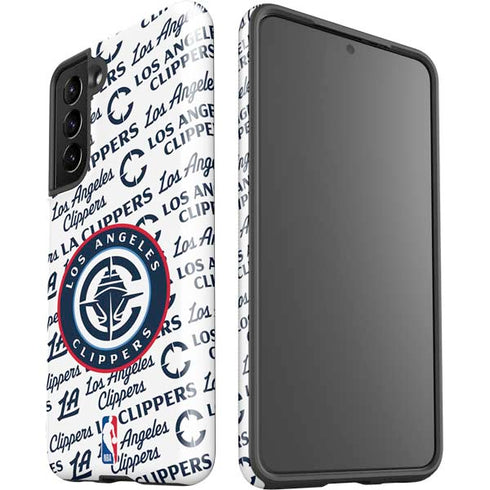 NBA Los Angeles Clippers Blast Text Galaxy S21 5G Pro Case