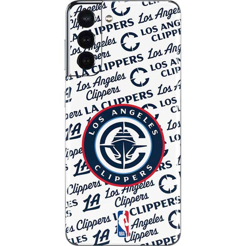 NBA Los Angeles Clippers Blast Text Galaxy S21 5G Skin