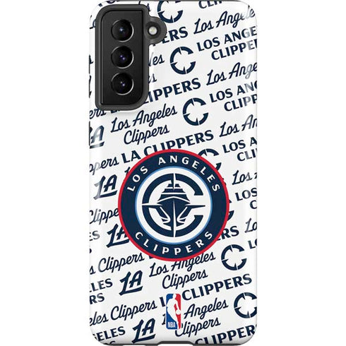 NBA Los Angeles Clippers Blast Text Galaxy S21 Plus 5G Pro Case