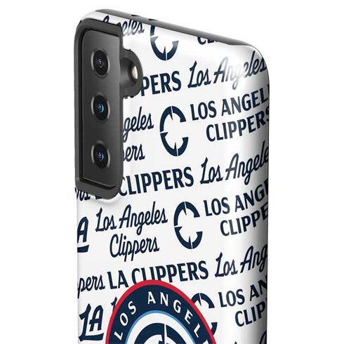 NBA Los Angeles Clippers Blast Text Galaxy S21 Plus 5G Pro Case