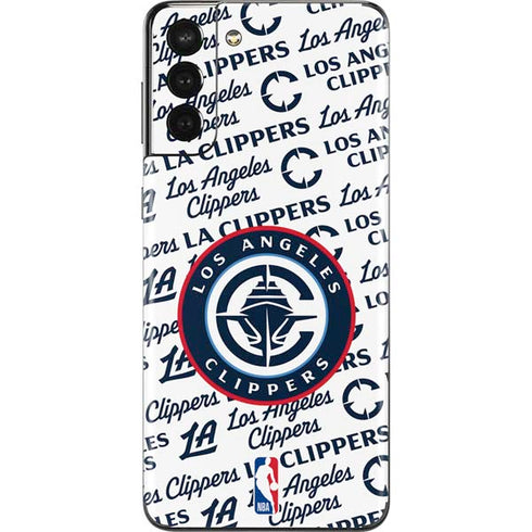 NBA Los Angeles Clippers Blast Text Galaxy S21 Plus 5G Skin