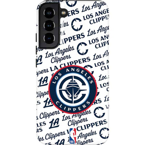 NBA Los Angeles Clippers Blast Text Galaxy S22 Plus Pro Case