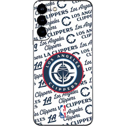 NBA Los Angeles Clippers Blast Text Galaxy S22 Plus Skin