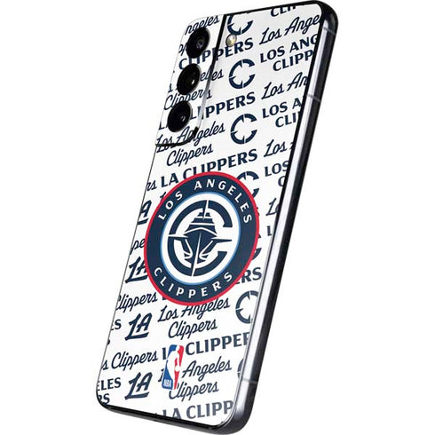 NBA Los Angeles Clippers Blast Text Galaxy S22 Plus Skin