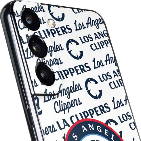 NBA Los Angeles Clippers Blast Text Galaxy S22 Plus Skin