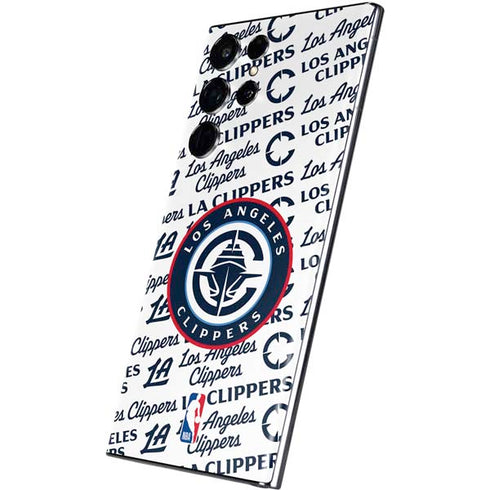 NBA Los Angeles Clippers Blast Text Galaxy S22 Ultra Skin