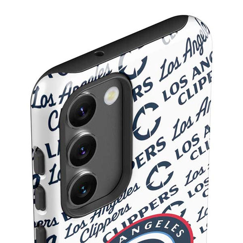 NBA Los Angeles Clippers Blast Text Galaxy S23 Plus Pro Case