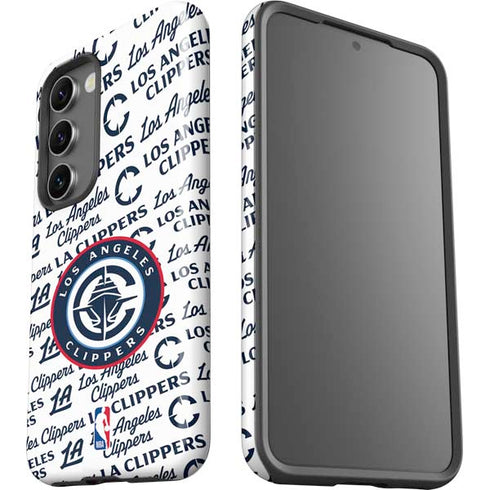 NBA Los Angeles Clippers Blast Text Galaxy S23 Plus Pro Case