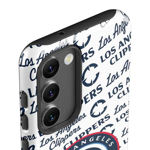 NBA Los Angeles Clippers Blast Text Galaxy S23 Pro Case