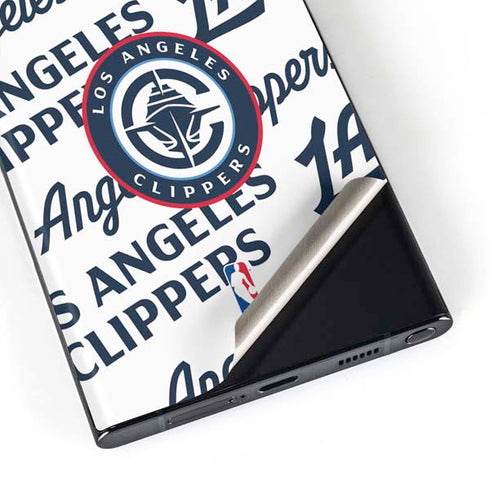 NBA Los Angeles Clippers Blast Text Galaxy S23 Ultra Skin