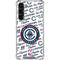 NBA Los Angeles Clippers Blast Text Galaxy S24 FE Clear Case