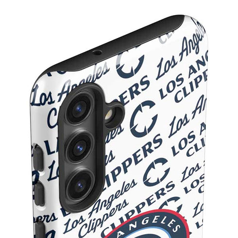 NBA Los Angeles Clippers Blast Text Galaxy S25 Impact Case