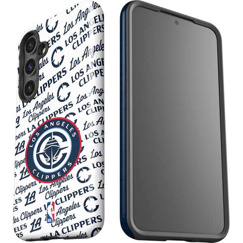 NBA Los Angeles Clippers Blast Text Galaxy S25 Impact Case