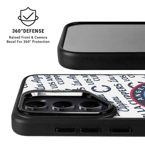 NBA Los Angeles Clippers Blast Text Galaxy S25 Kickstand Case