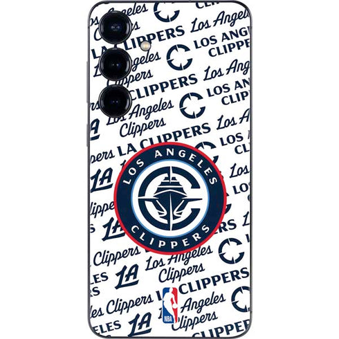 NBA Los Angeles Clippers Blast Text Galaxy S25 Plus Skin