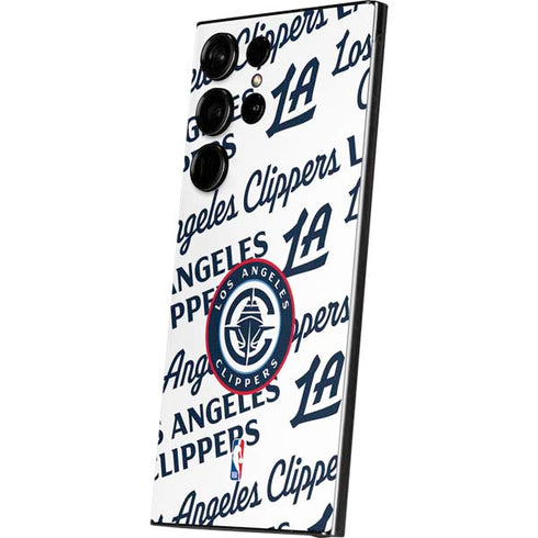 NBA Los Angeles Clippers Blast Text Galaxy S24 Ultra Skin