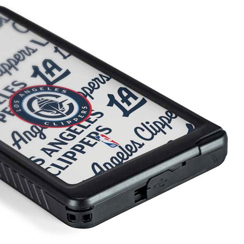 NBA Los Angeles Clippers Blast Text Galaxy S24 Ultra Waterproof Case