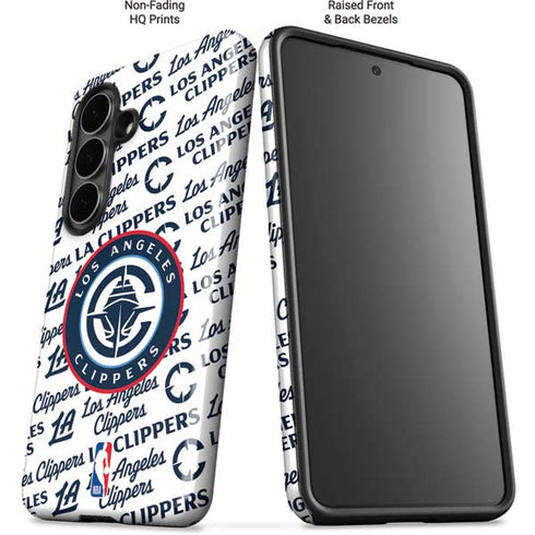 NBA Los Angeles Clippers Blast Text Galaxy S26 Impact Case
