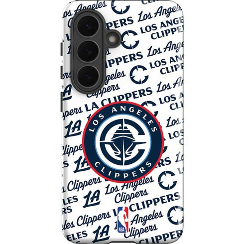 NBA Los Angeles Clippers Blast Text Galaxy S26 Plus Impact Case