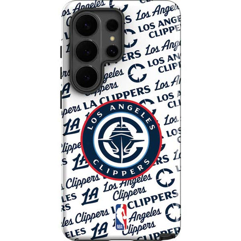 NBA Los Angeles Clippers Blast Text Galaxy S26 Ultra Impact Case
