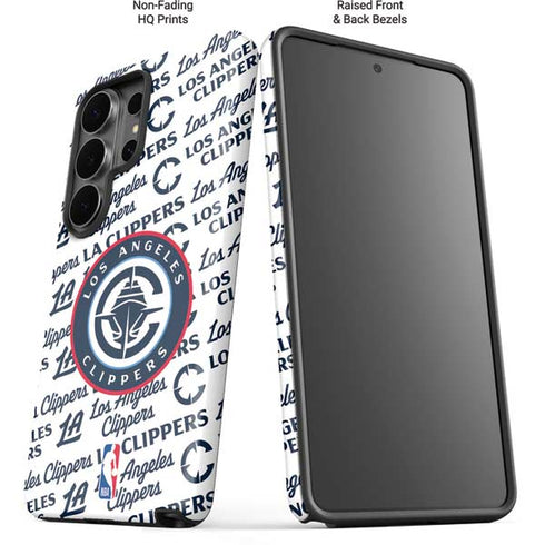 NBA Los Angeles Clippers Blast Text Galaxy S26 Ultra Impact Case
