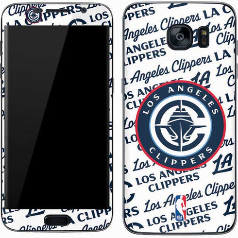 NBA Los Angeles Clippers Blast Text Galaxy S7 Skin