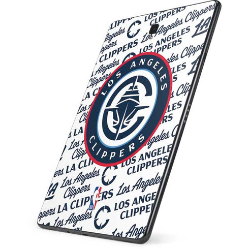 NBA Los Angeles Clippers Blast Text Samsung Galaxy Tab Skin