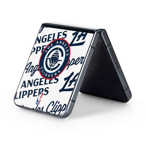 NBA Los Angeles Clippers Blast Text Galaxy Z Flip5 5G Skin