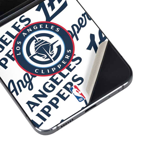 NBA Los Angeles Clippers Blast Text Galaxy Z Flip5 5G Skin