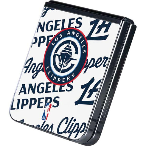 NBA Los Angeles Clippers Blast Text Galaxy Z Flip5 5G Skin