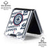 NBA Los Angeles Clippers Blast Text Galaxy Z Flip6 Clear Case