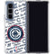 NBA Los Angeles Clippers Blast Text Galaxy Z Fold5 5G Clear Case
