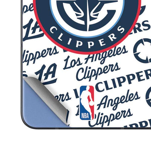 NBA Los Angeles Clippers Blast Text Galaxy Z Fold5 5G Skin
