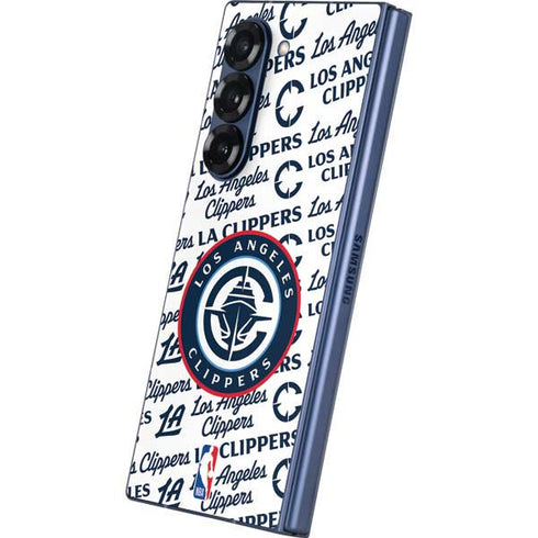 NBA Los Angeles Clippers Blast Text Galaxy Z Fold6 Skin