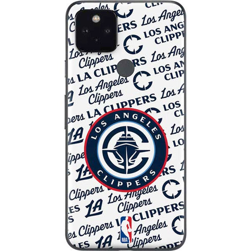 NBA Los Angeles Clippers Blast Text Google Pixel 4a 5G Skin